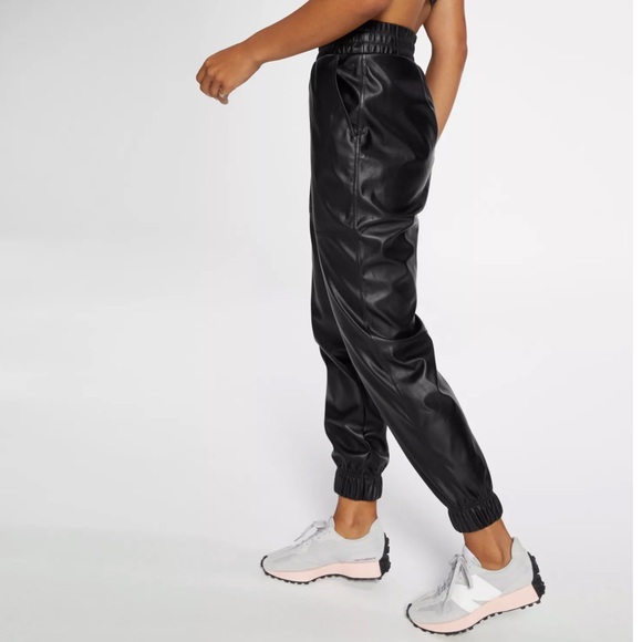 CALIA by Carrie Underwood | Pants u0026 Jumpsuits | Calia Black Faux Leather  Joggers Athleather Jogger Size Xl | Poshmark